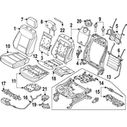 Seat Back Cushion Power Adjust Pad <br>A used on the of a vehicles - Front