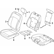 Seat Cushion Foam Pad <br>Foam for Adjust Duct Side air bag