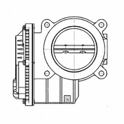 Air Throttle Valve Intake Charge Air Pipe EPA07