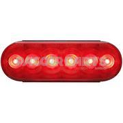STT LGHT-LED TAIL;6"6 DIODE;RECESSD;RED