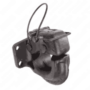 Pintle Hook, Rigid Mount, With Tethered Lock