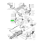 STAY,EXHAUST MUFFLER 1