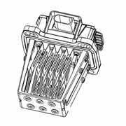 Heater Flange, Electronic, 24V, 2.8kW, OM926 EPA07