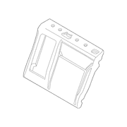Seat Back Cushion Pad - Left, Rear