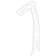 Body B-Pillar Reinforcement REINFORCED Pillar <br>Body B Corner Hinge