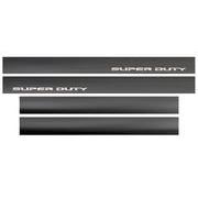 Super Duty 2023-2024 Putco® Black Platinum Stainless Steel Door Sill Plates 4 pc Kit