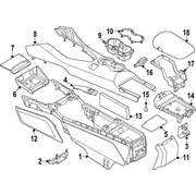 Console Panel <br>Panel used for the Closure Extension Side trim Race - Right, Front