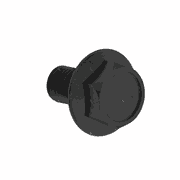 M8 x 1.25 x 14 mm Hexagon Flange Bolt - 9.8 Phosphate