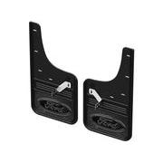 F-150 2021-2024 Gatorback Gunmetal Ford Logo Splash Guards Front Pair