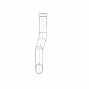 Crankcase Breather Outlet Tube, 256mm Length for S60 14L
