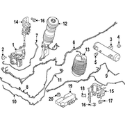 Air Suspension Compressor Line Compressed Hose