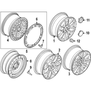 Rim Wheel <br>A / of a vehicle, which may or not come with tire mounted to it 17 X 8.5 Forged