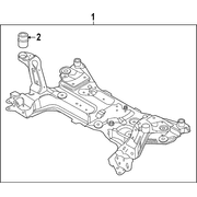 Suspension Subframe Crossmember - 2.5L