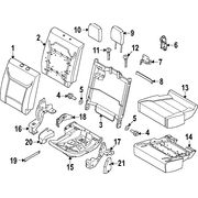 Baja tan Cover Headrest Seat <br>Headrest