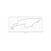 Body A-Pillar Trim Panel Windshield molding - 2.0L