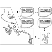 Drive Motor Battery Pack Charging Port Door <br>A which helps to enclose the pocket