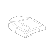 Seat Cover Cushion - Left, Front