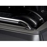 Super Duty 2017-2024 Chrome Bed Rails with Black End Caps for 6.75' Bed