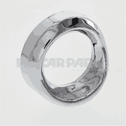 BEZEL-GAUGE PLSTC SML W/VISOR KW/PB CHR