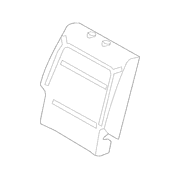 Seat Back Cushion Pad - Left, Rear