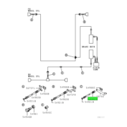 HOSE,FRAME BRAKE FLUID LINE 1