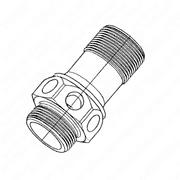 Remote Oil Filter Adapter Stud - S60M, 14L