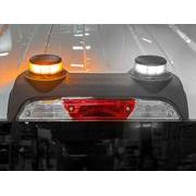 LED Warning Strobes - Amber and White, For Vehicles without Upfitter Switches, Baja Tan - For Fleet Use Only