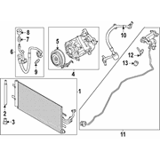 AIR CONDITIONING (A/C) Pipe C components