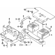Battery Tray Stud - M8 X 17 21