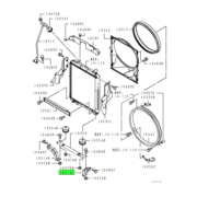 BRACKET,RADIATOR COVER,LH 1
