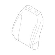 Seat Cover Back Cushion <br>A used to replace the original equipment of a vehicles