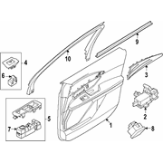 Panel Door Trim - Left, Front