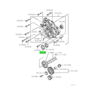 OIL SEAL,TIMING GEAR CASE 1