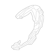 Brake Dust Shield Splash Guard <br>A used to contain the produced by