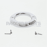 BEZEL-LIGHT 2" RND CHR PLSTC PLN BULK