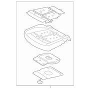 Cushion Pad Seat <br>Seat - Front, Outer (MT)