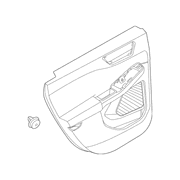 Panel Door Trim - Left, Rear, Lower