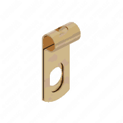 Coated 3/8 Inch Tube Clip with 7/16 Bolt