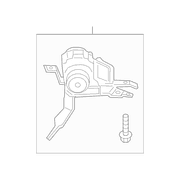 Seat Belt Lap and Shoulder - Rear, Center (Regular Wagon)