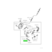 SPRING,PARKING BRAKE SHOE HOLD-DOWN 1