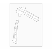 Body B-Pillar Side Roof Rail - Right, Inner (Series 400V/410V/420V)