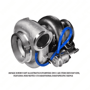 Turbo Assembly 1.27 A/R Heavy Duty Dual Actuator for S60 14L