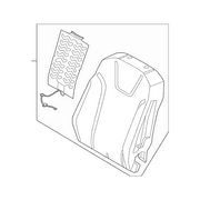 Seat Back Cushion Pad - Right, Front