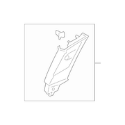 Door Pillar Post Trim Set - Right