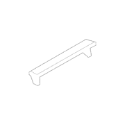 A component which hides the attachment fasteners for Instrument Panel Cover Accessory bezel - Center
