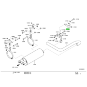 BRACKET,EXHAUST TAIL PIPE 1