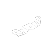 Door Lock Striker Plate Latch - Left, Rear