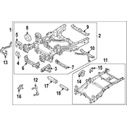 Tow Hook Bracket Towing Support <br>A Hook, attached to a vehicles frame used / recover the vehicle - Right