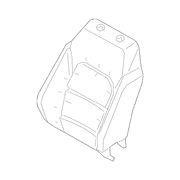 Seat Back Cushion Pad - Front