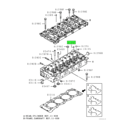 Mitsubishi FUSO® Truck Parts | Engine | Cylinder Head | Source One ...